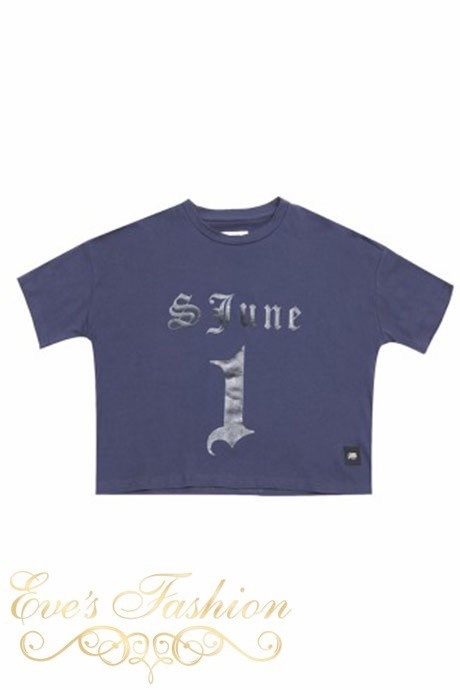 Sixth June - Sports Crop T Gothic Blue-4