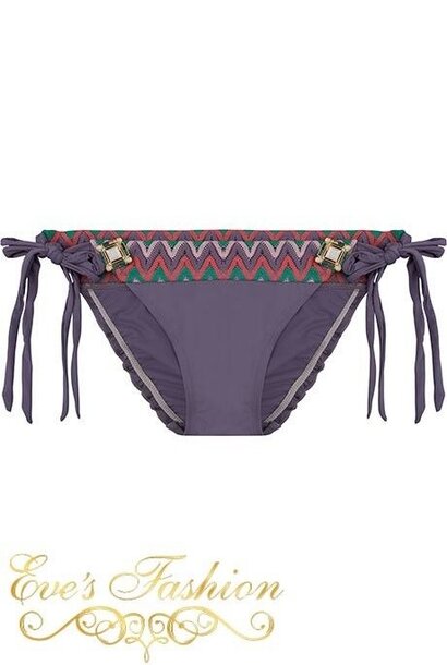 Boho Bikini - Brilliant Strings Bottom Lavender Lila