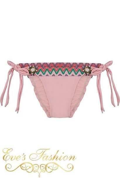 Boho Bikini - Brilliant Strings Bottom Sweet Pink