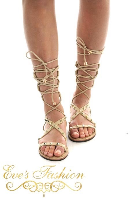 Eve - Gladiator Sandal Nude-1