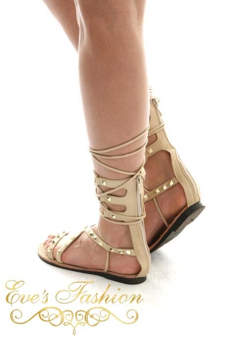 Eve - Gladiator Sandal Nude-3