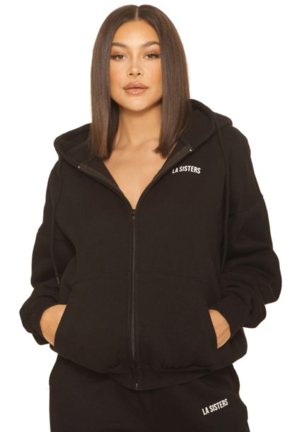 Essential Zipper Hoodie 2.0 Black