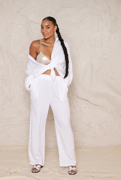 Endless Summer Linnen Set White