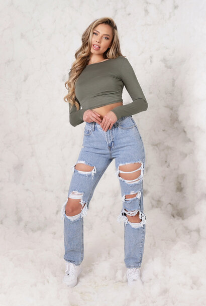 Everything you Need Top Khaki