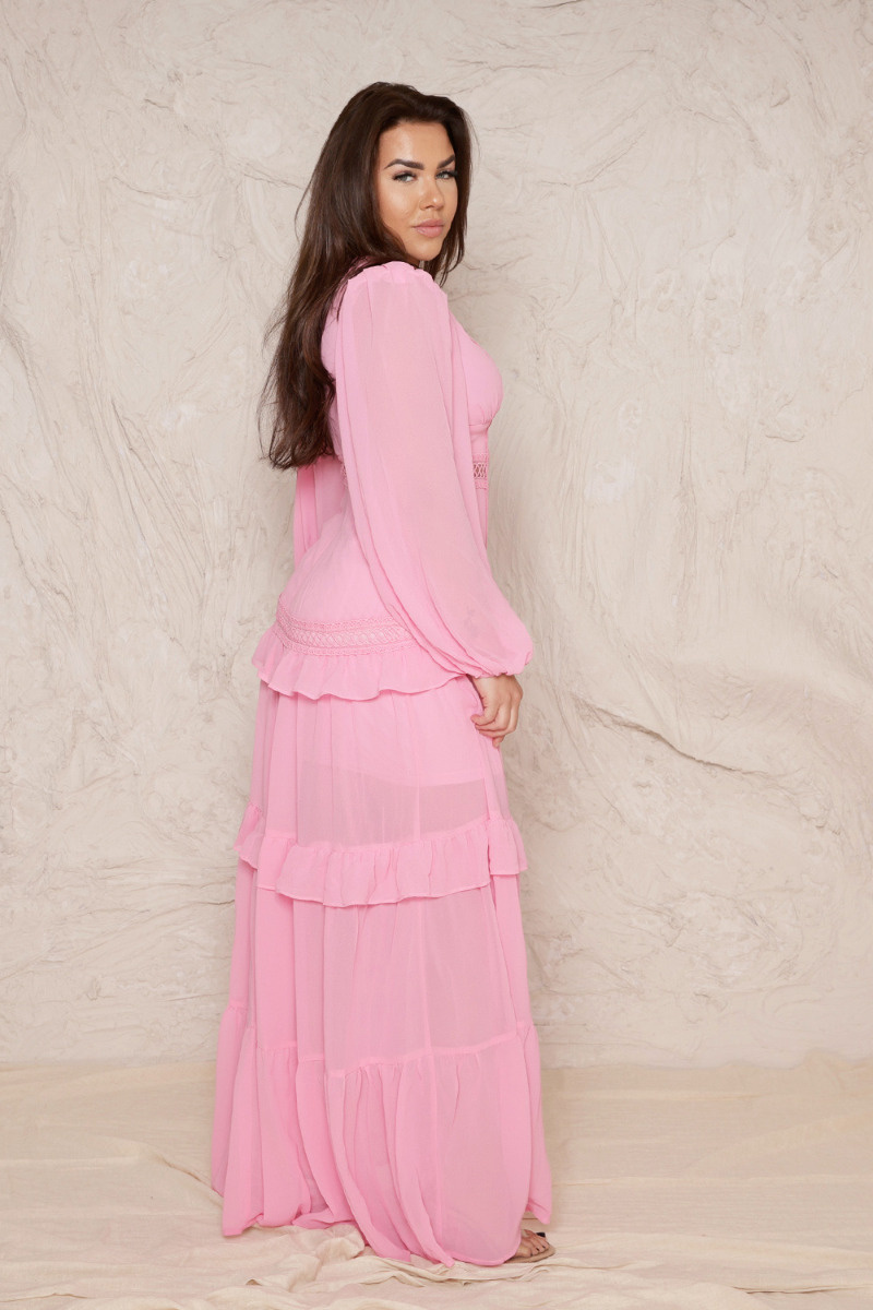 Yacht Dress Long Pink-4