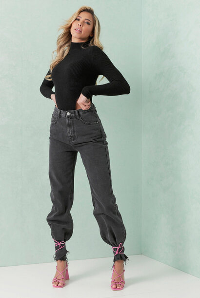 Riri Straight Leg Jeans Grey