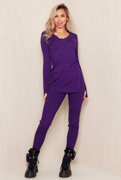 Gigi Comfy Two Piece Purple