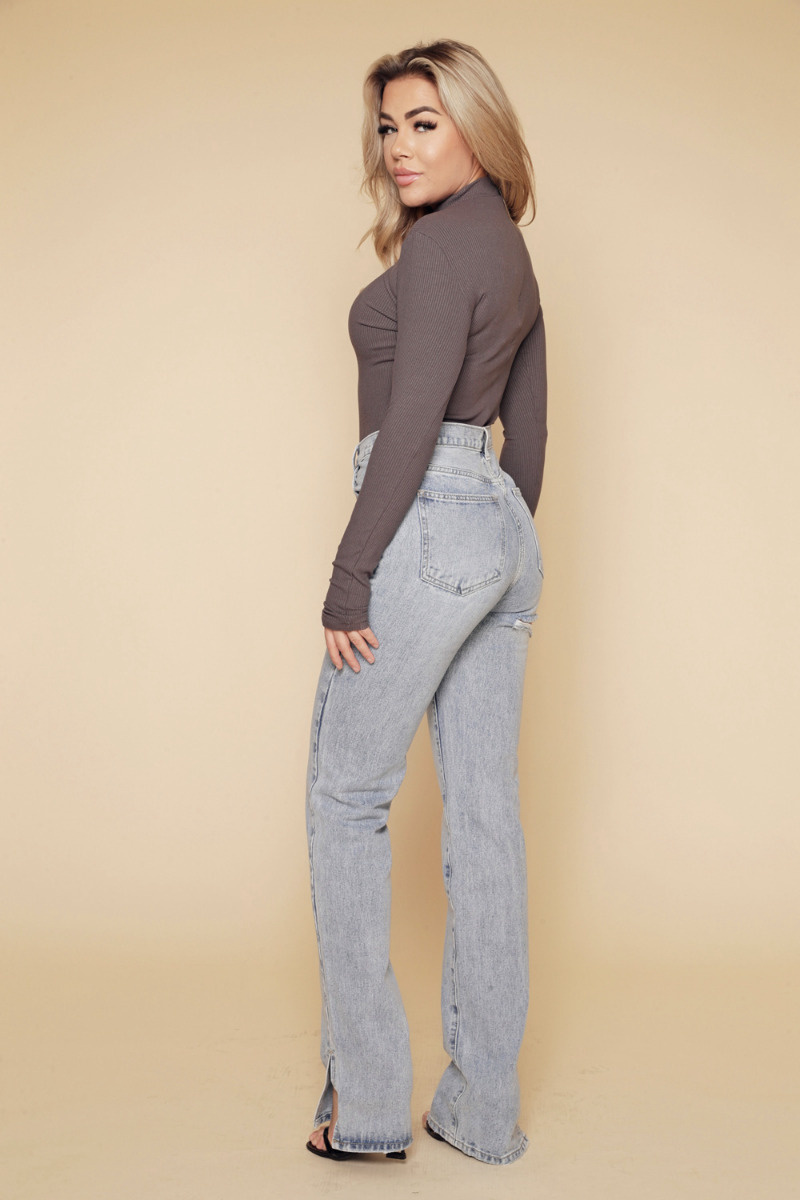 Jada Bodysuit Dark Grey-3