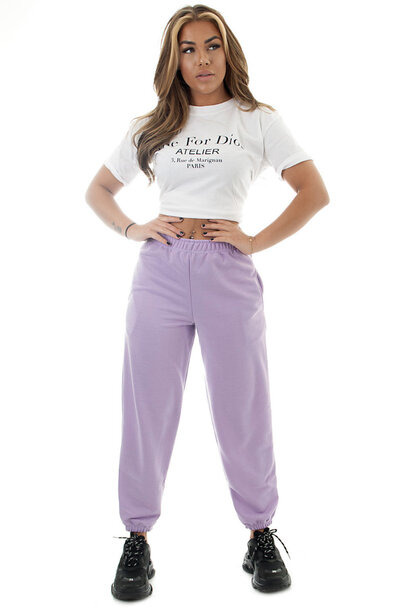 Lazy Joggers Purple