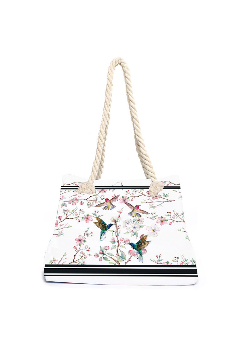 Apple Blosom Beach Bag-1