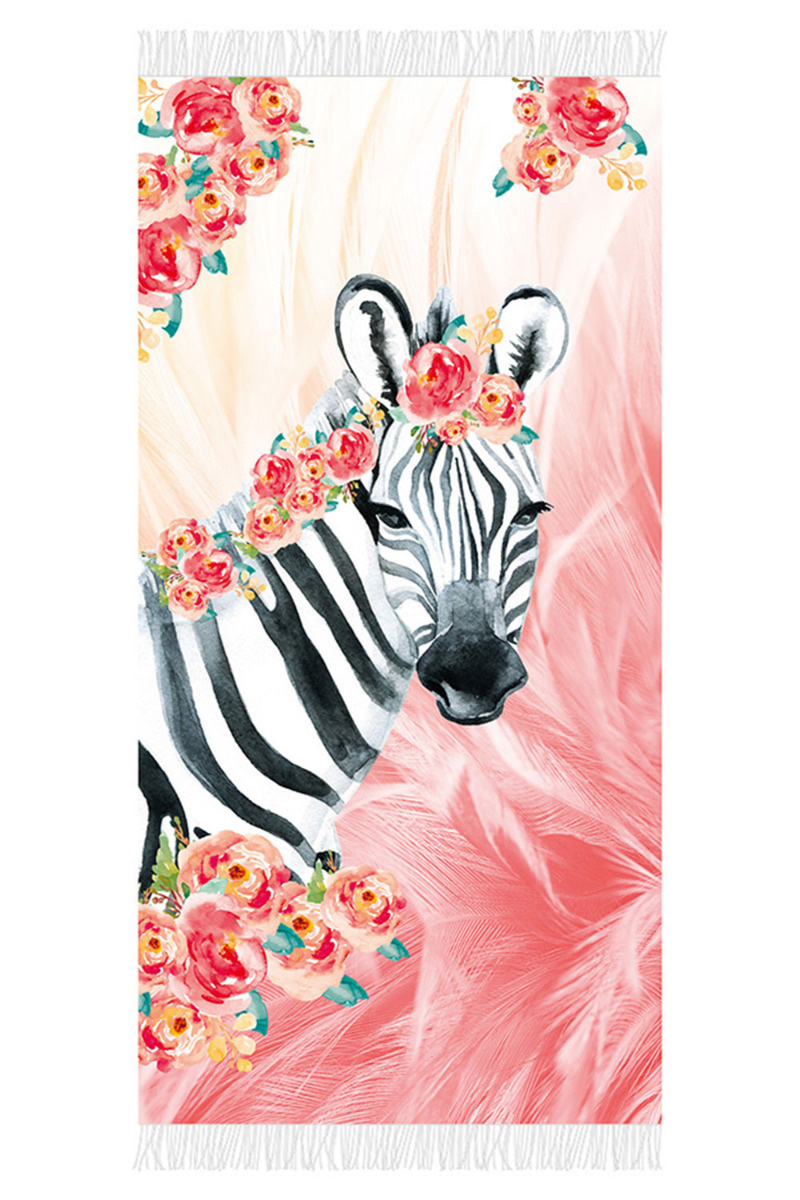 Zebra Boho Beachtowel-1