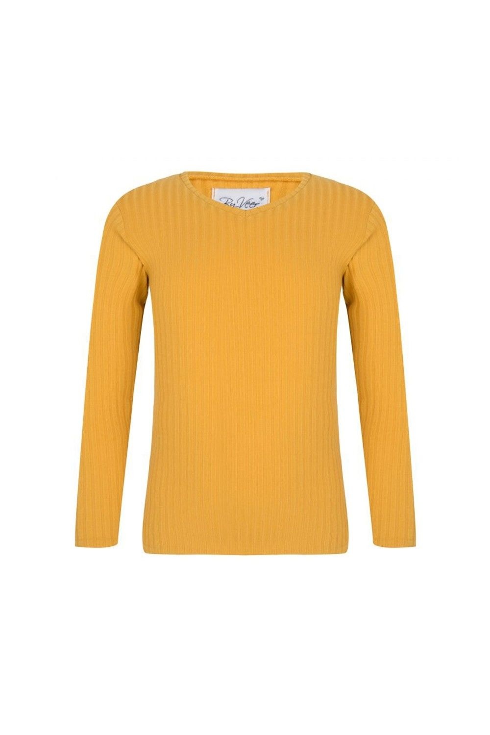 By Veer - Kids V-Neck Sweater Yellow-1