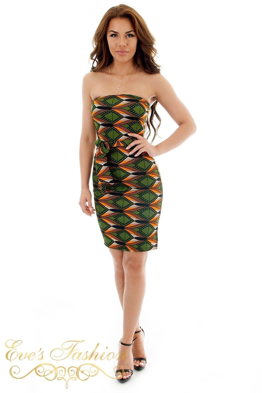 Eve - Africa Kye Dress Green-1