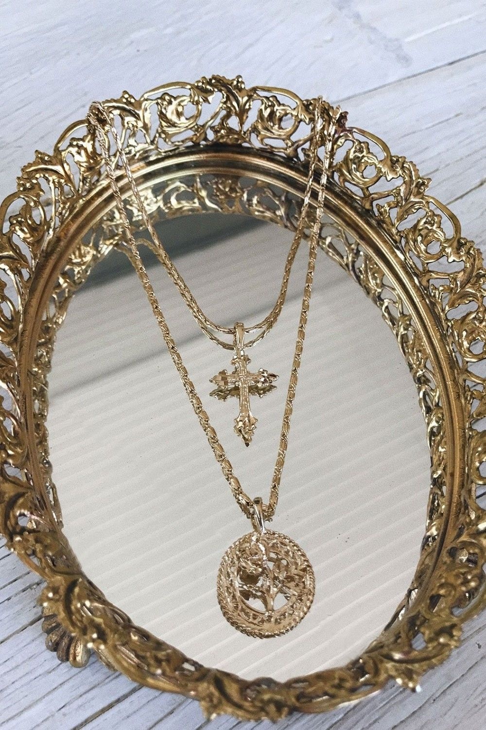 Vanessa Mooney - The Gold Rossa Charm Necklace-1