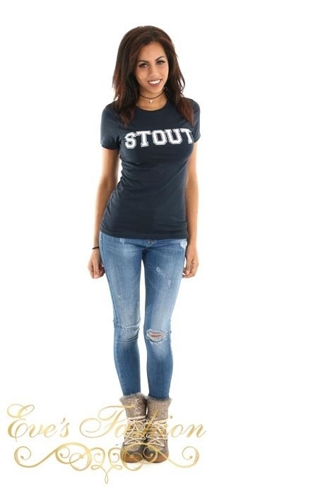 AW Private Label - STOUT Tshirt Blue-1