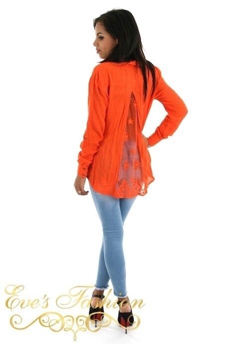 Labee - Nadia Blouse Orange-1