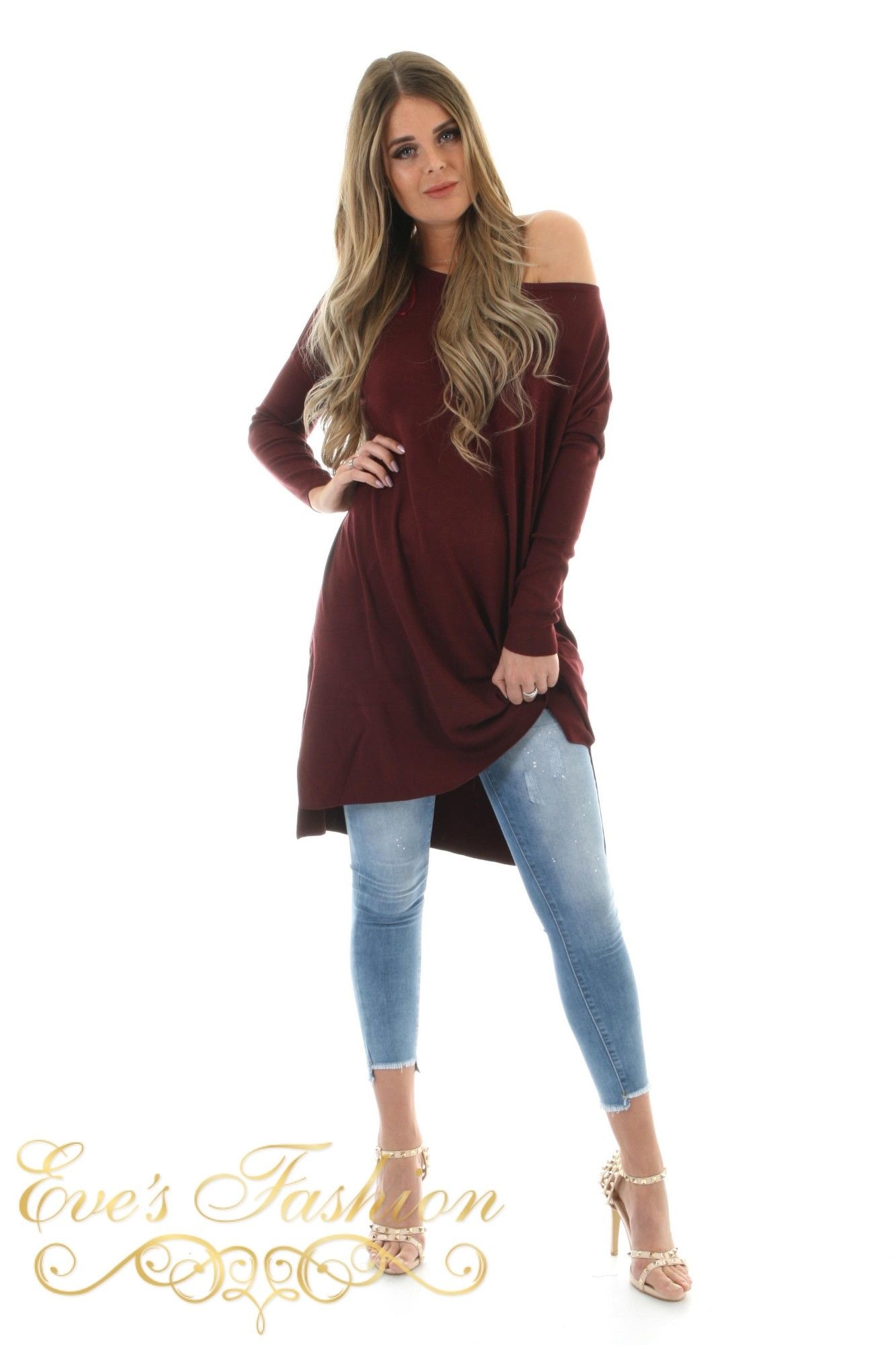 Eve - Kayli Top Long Red-One Size-1