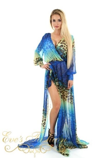 Eve Exclusive - Leopard Maxi Dress