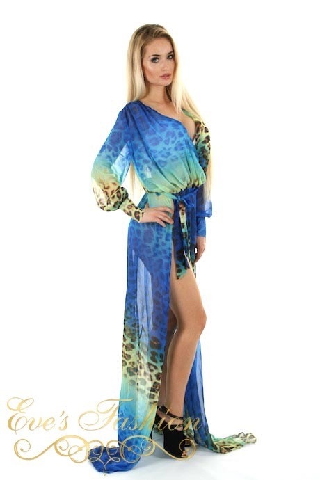 Eve Exclusive - Leopard Maxi Dress-2