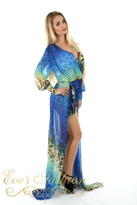 Eve Exclusive - Leopard Maxi Dress-4