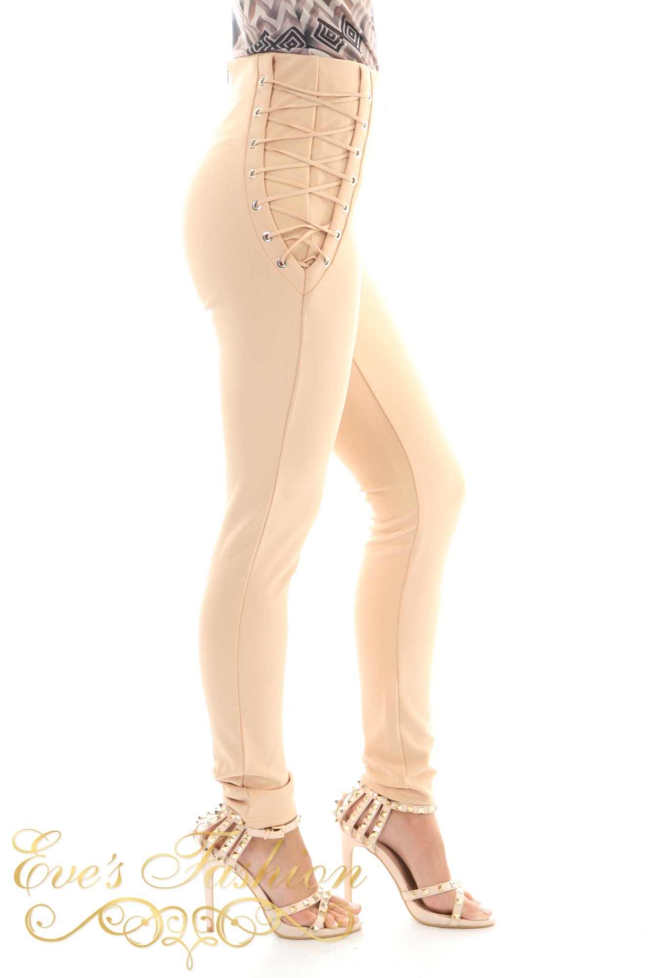 Eve - Lace up Pants-2