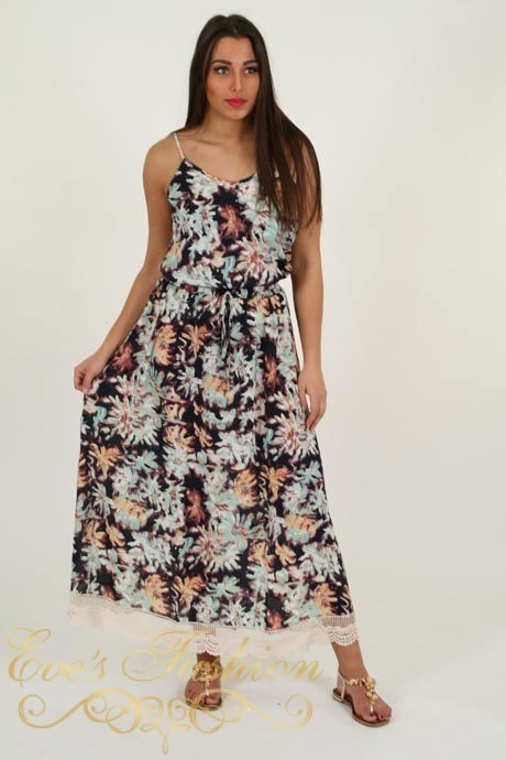 Voyar la Rue - Leaves Maxi Skirt-1