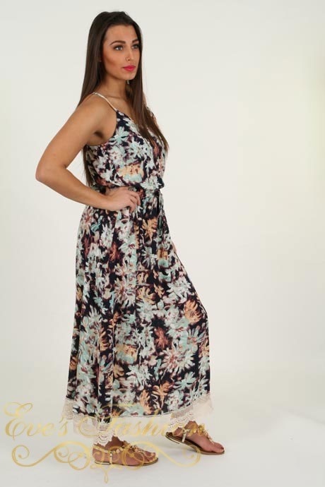 Voyar la Rue - Leaves Maxi Skirt-3