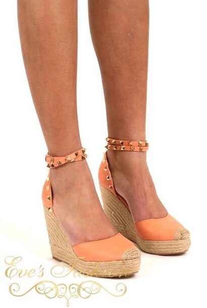 Eve - Valentina Wedges Coral
