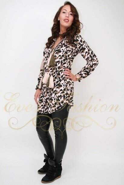 B.Loved - Army Blouse Dress