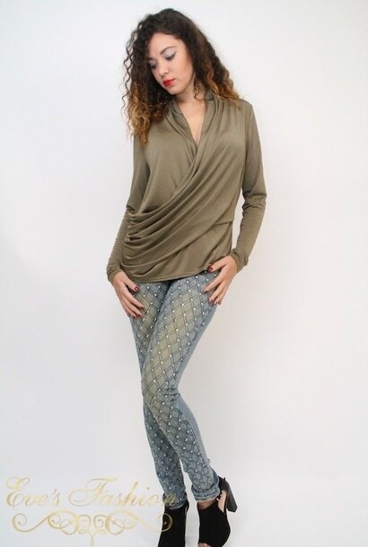 Labee-a-Porter - Loulou Top groen