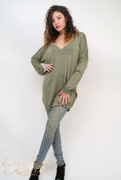 Labee-a-Porter - Tess Knitted Pullover Groen