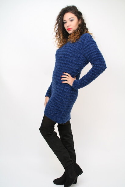 Eve - Oversize Dress Blauw