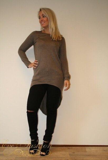 Eve - Lely Top bruin