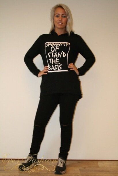 Eve - Trui Urbanity of stand the basis zwart