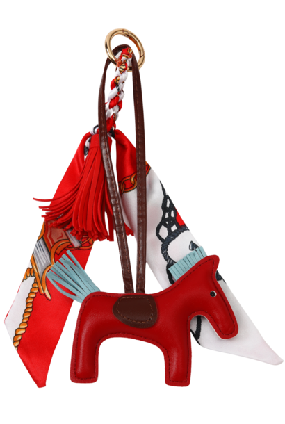 Pony Bag Charm Red