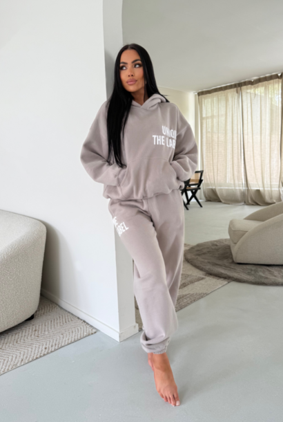 Elyana Print Jogger Mocha