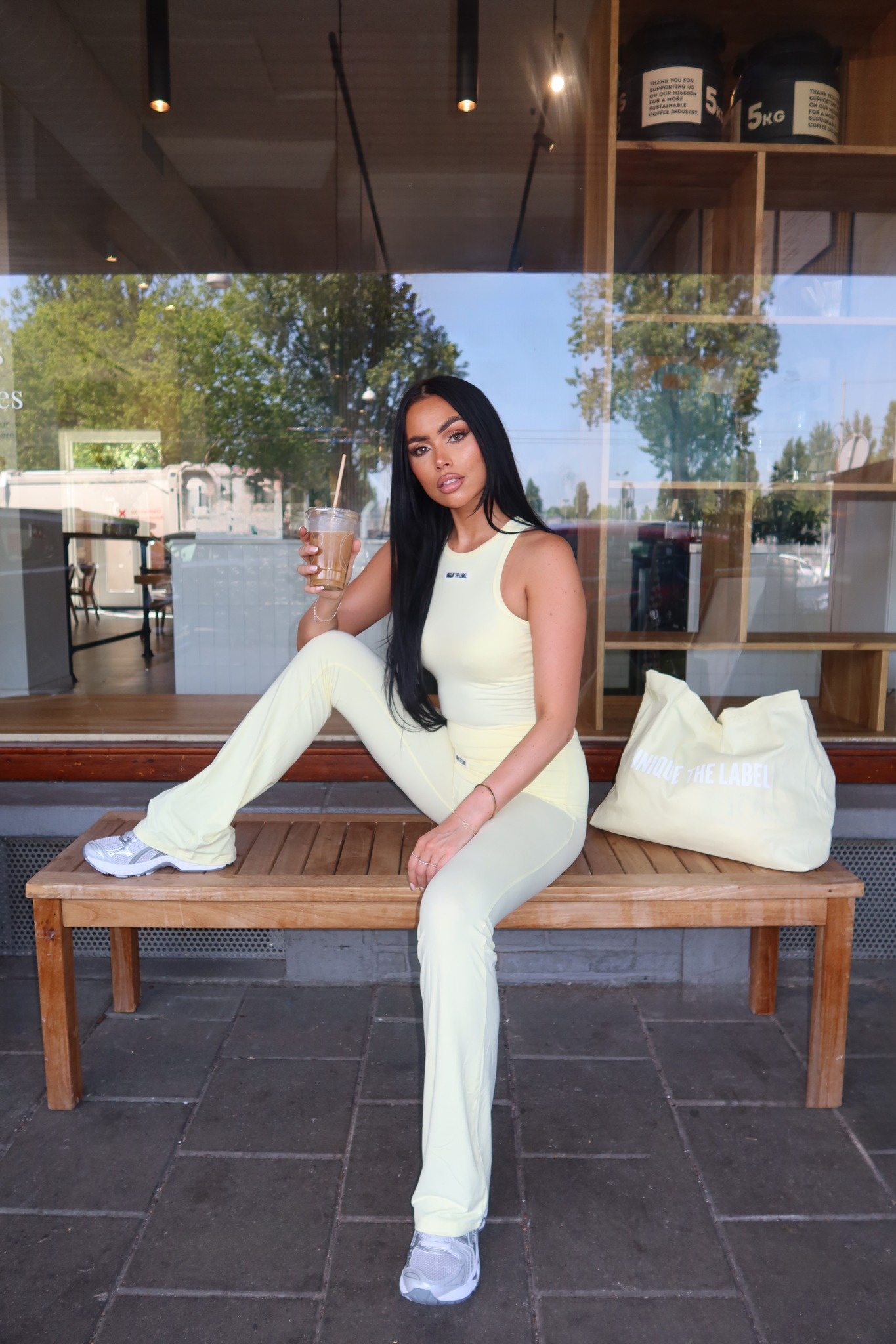 Nena Haltertop Soft Yellow-1