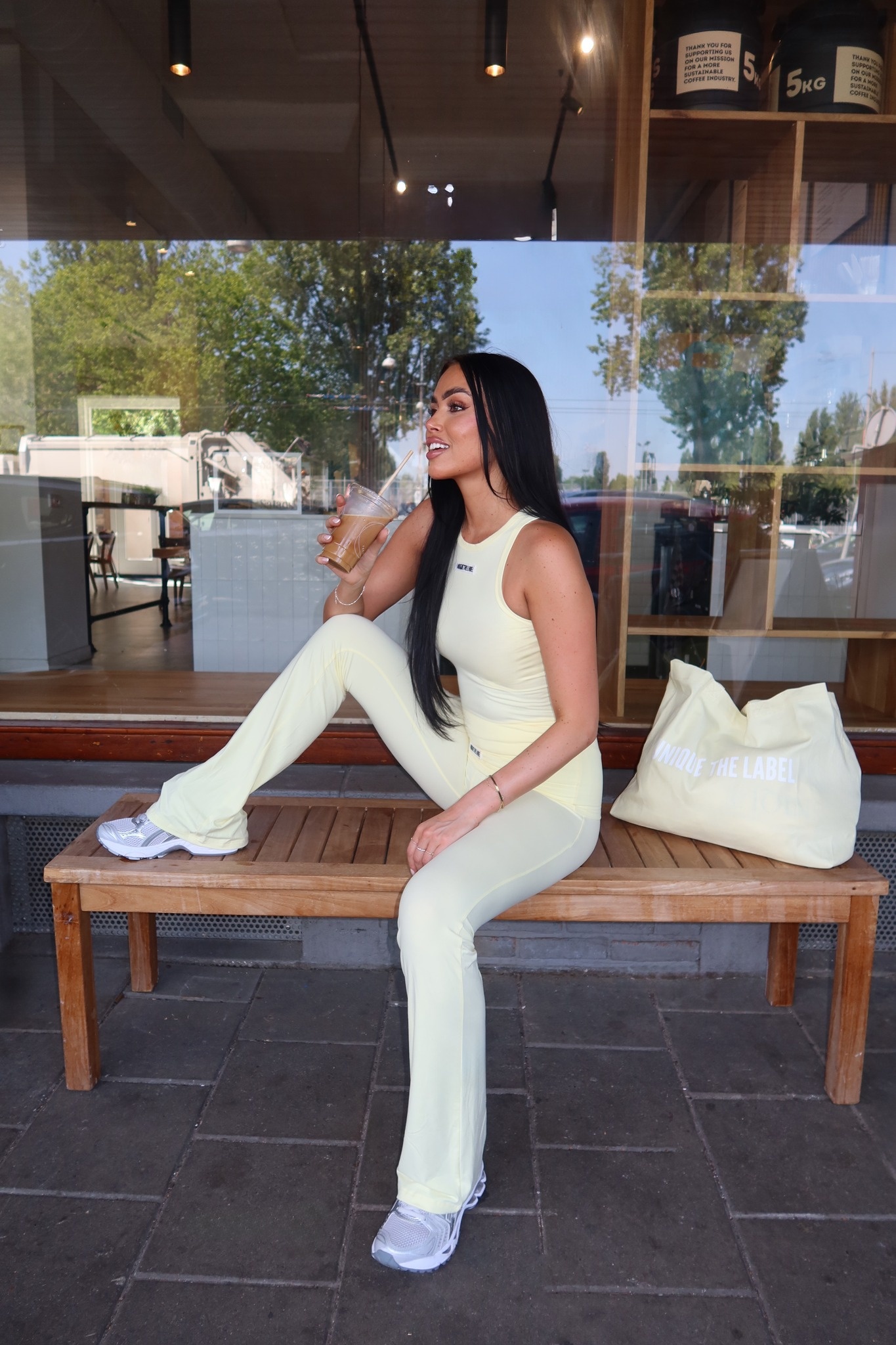 Nena Haltertop Soft Yellow-3