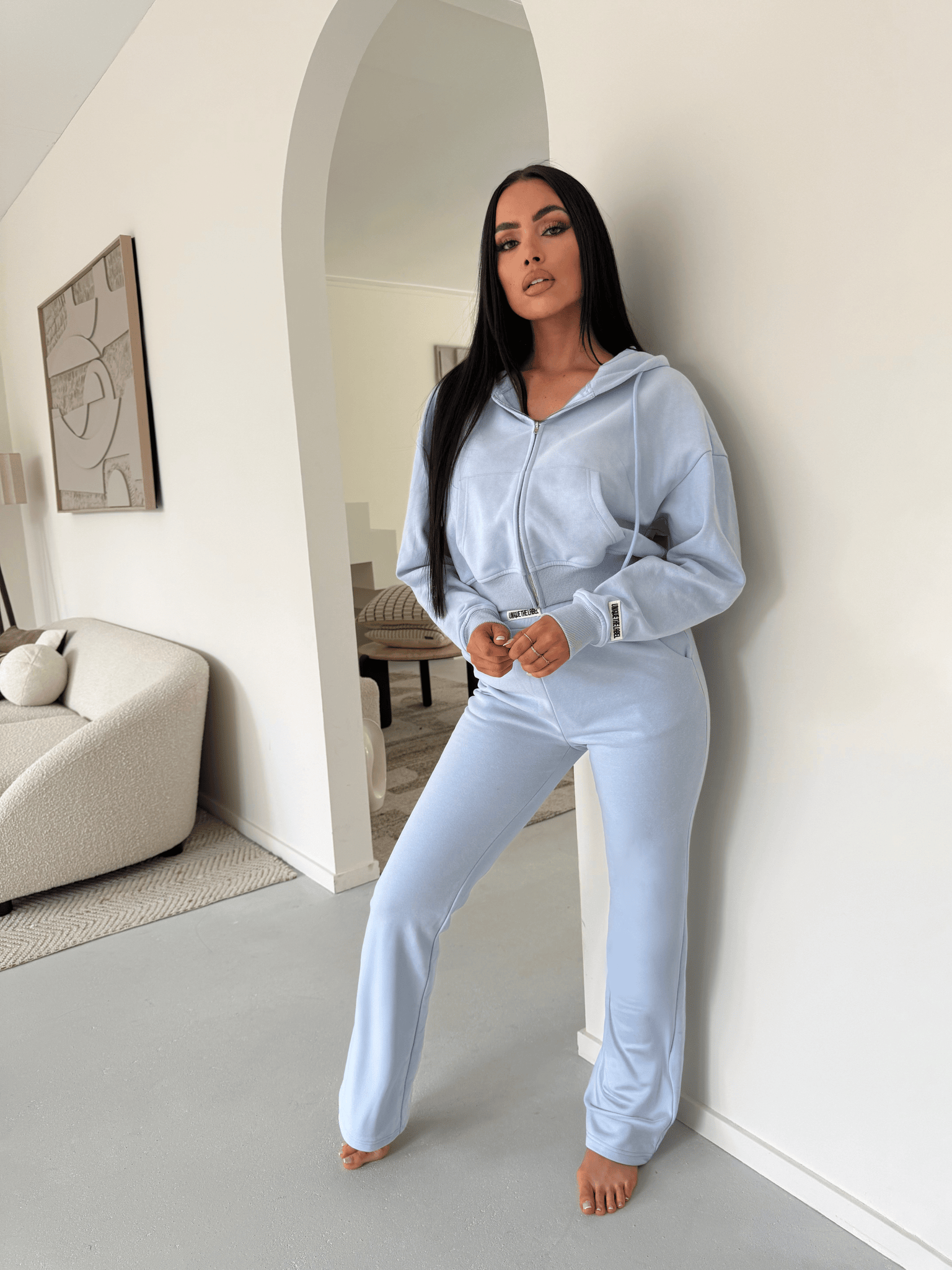 Molly Sweatpants Sky Blue-1