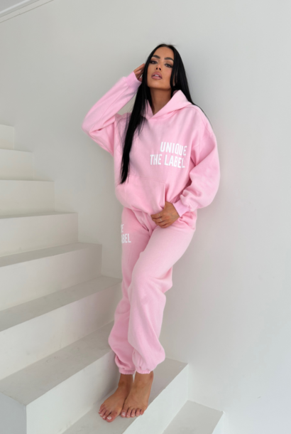 Elyana Print Jogger Powder Pink