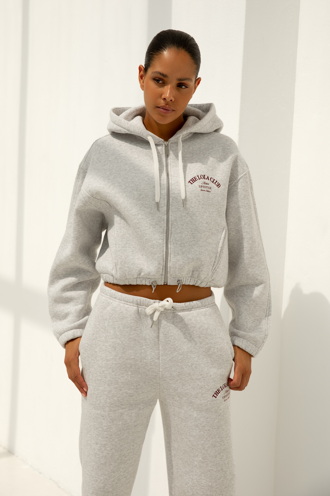 Maya Pants Grey Melange-2