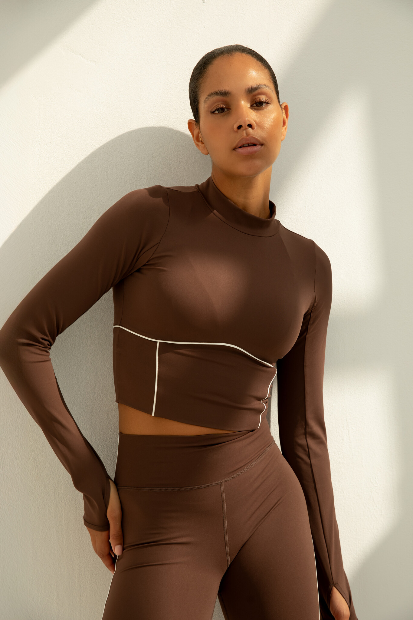 Demi Top Chocolate-2
