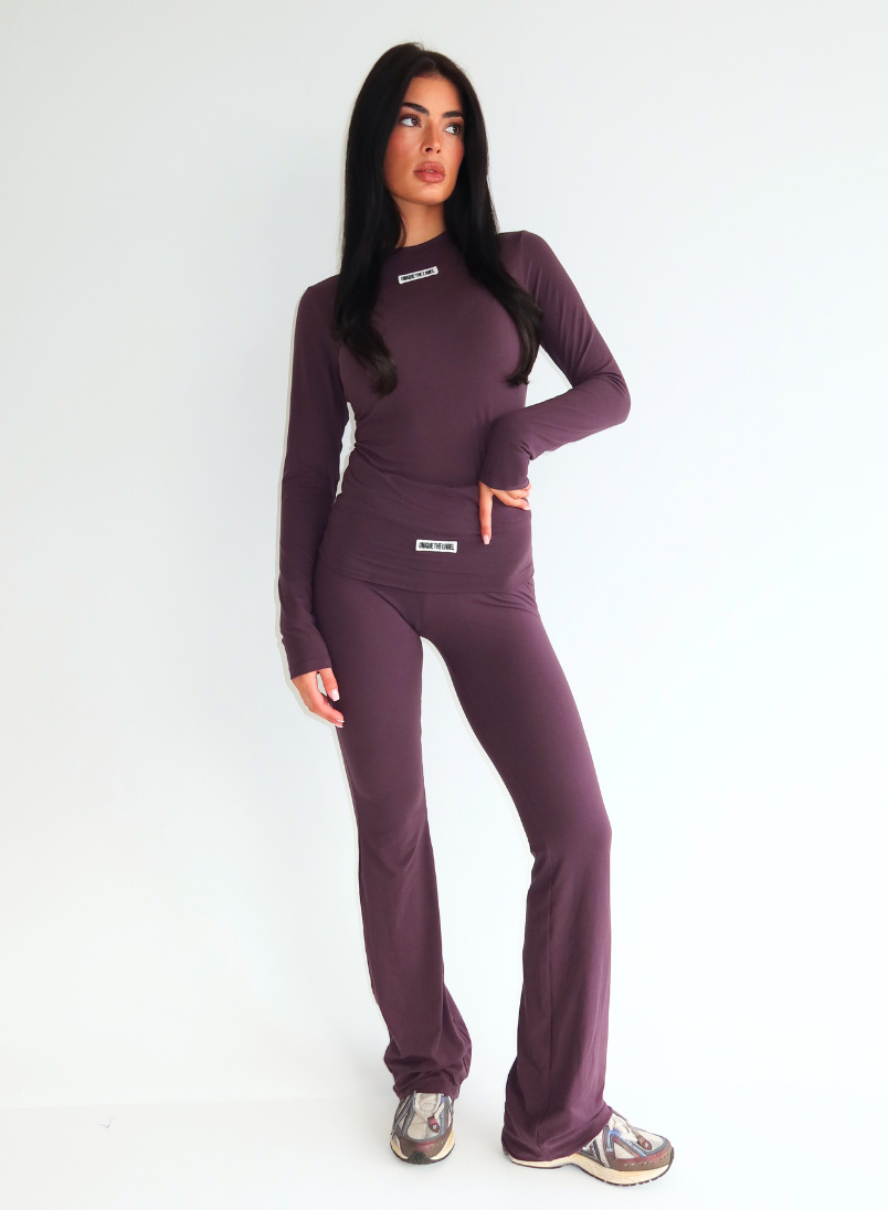 Nena Pants Deep Berry-1