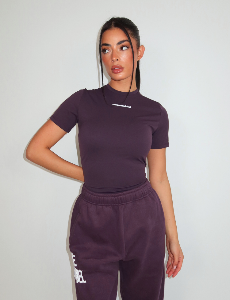 Robyn Shortsleeve Top Deep Berry-3