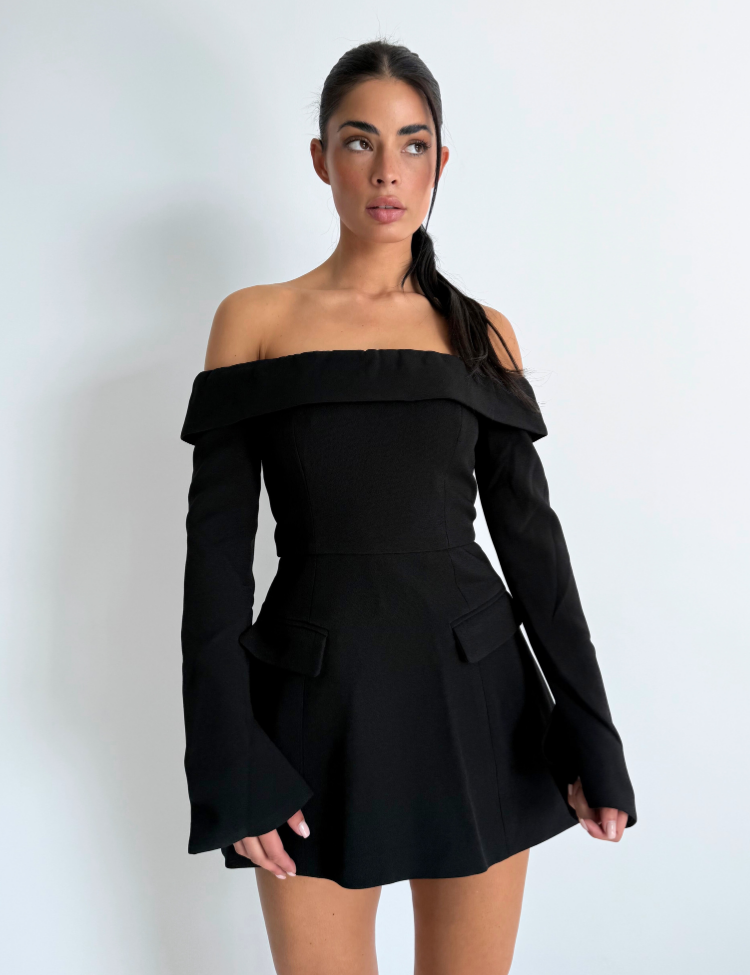 Emily Dress Black-1