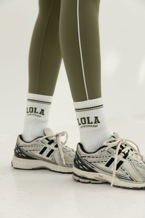 Lola Socks Army Green-1