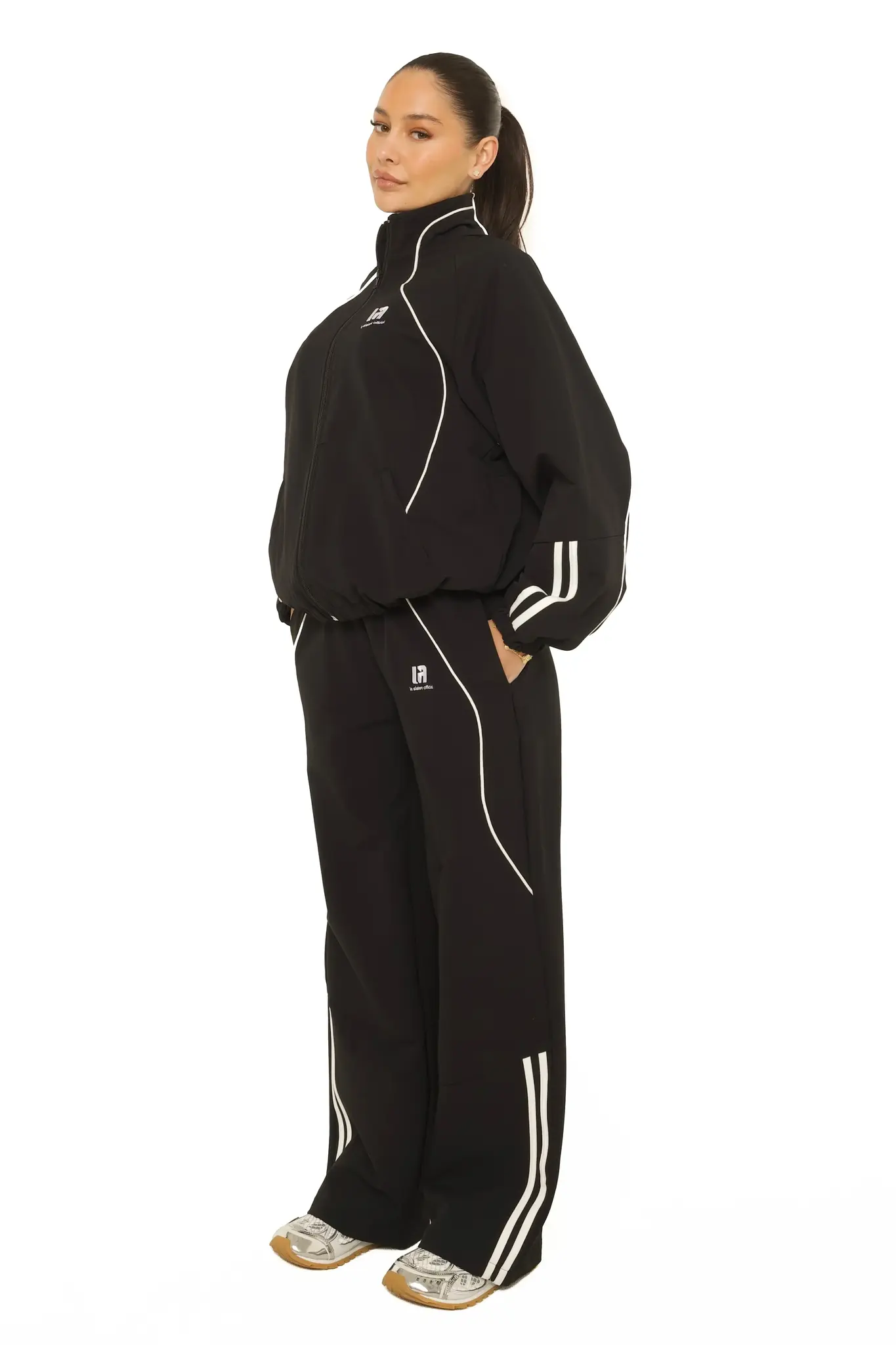 LA Official Track Pants Black-1