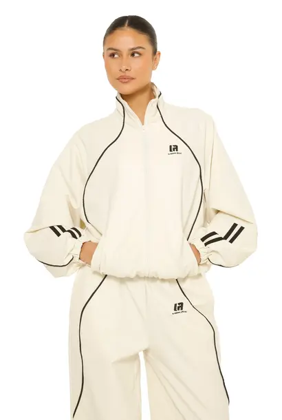 LA Official Zip Up Jacket Cream