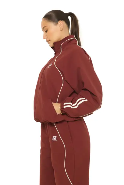 LA Official Zip Up Jacket Burgundy
