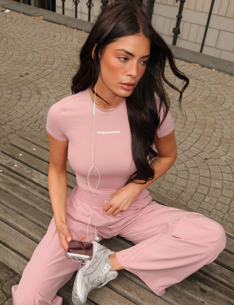 Giselle Short Sleeve Vintage Pink-2